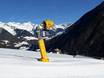 Schneesicherheit Zillertaler Alpen – Schneesicherheit Speikboden – Skiworld Ahrntal