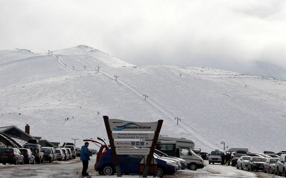 Höchstes Skigebiet in den Grampian Mountains – Skigebiet Cairngorm Mountain