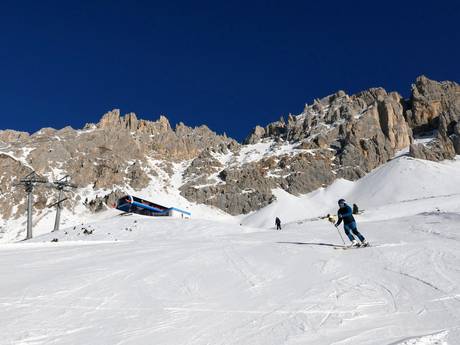 Rosengarten: Testberichte von Skigebieten – Testbericht Latemar – Obereggen/Pampeago/Predazzo