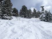 Steiles Gelände in Snowbasin