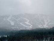 Blick auf das Skigebiet Raudalen Alpinsenteret