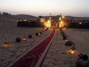 Das Camp in der Wüste
