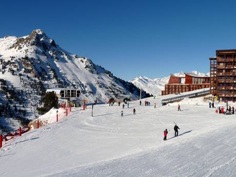 Skigebiete für Anfänger im Tal der Isère – Anfänger Les Arcs/Peisey-Vallandry (Paradiski)