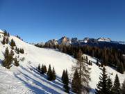 Blick über das Skigebiet Civetta