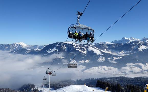 St. Johann in Tirol: beste Skilifte – Lifte/Bahnen St. Johann in Tirol/Oberndorf – Harschbichl