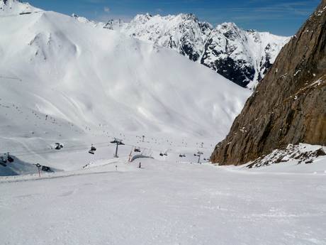 Skigebiete für Könner und Freeriding Landeck – Könner, Freerider Ischgl/Samnaun – Silvretta Arena