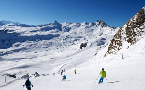 Größter Höhenunterschied in den Appenzeller Alpen – Skigebiet Flumserberg