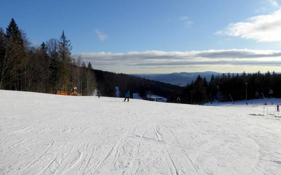 Skigebiete für Anfänger in der Ferienregion Böhmerwald – Anfänger Hochficht