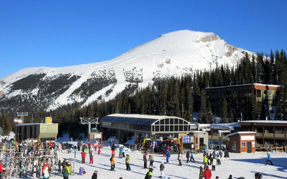 Skifahren in der Massive Range