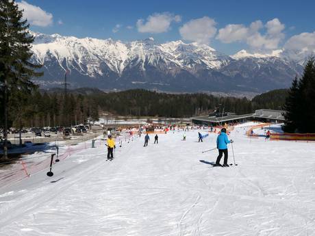 Skigebiete für Anfänger in der Stadt Innsbruck – Anfänger Patscherkofel – Innsbruck-Igls