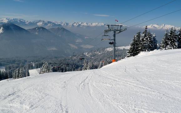 Größter Höhenunterschied im Bezirk Feldkirch – Skigebiet Laterns – Gapfohl