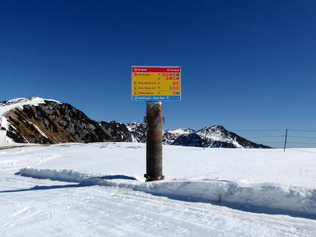 Gorenjska (Oberkrain): Orientierung in Skigebieten – Orientierung Krvavec