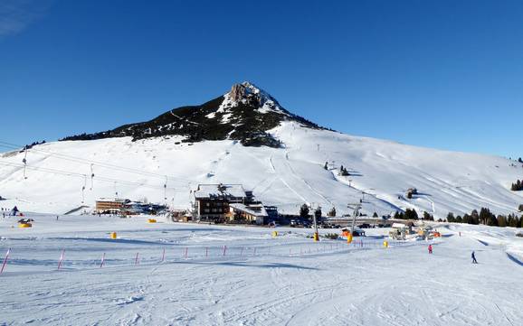 Höchste Talstation in den Fleimstaler Alpen – Skigebiet Jochgrimm (Passo Oclini)