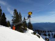 Leistungsfähige Beschneiung im Skigebiet Paganella
