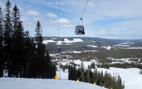 Skifahren in Mittelschweden