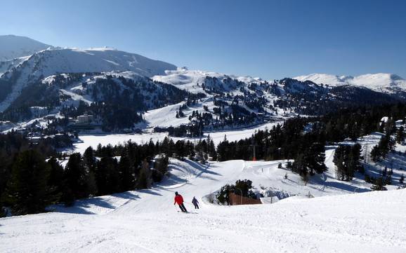Größter Höhenunterschied in der Tourismusregion Nockberge – Skigebiet Turracher Höhe