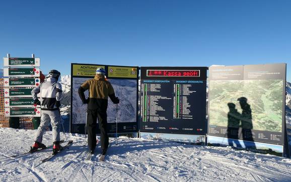 Großarltal: Orientierung in Skigebieten – Orientierung Großarltal/Dorfgastein