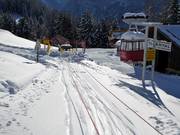 Seillift der Schneesportschule Silbertal