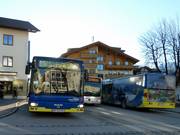 Skibusse in Ehrwald