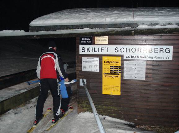 Skilift Schorrberg - Schlepplift mit T-Bügel/Anker
