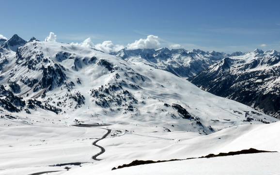 Größter Höhenunterschied im Val d’Aran (Arantal) – Skigebiet Baqueira/Beret