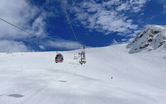 Größter Höhenunterschied im Parnass – Skigebiet Mount Parnassos – Fterolakka/Kellaria
