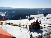 Blick auf den Skischulbereich