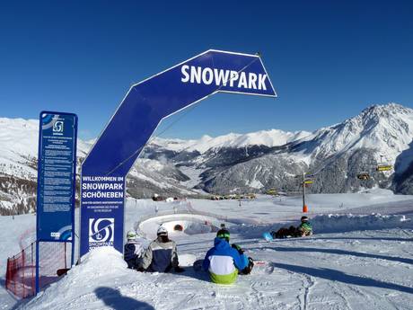 Snowparks Sesvennagruppe – Snowpark Schöneben/Haideralm – Reschen/St. Valentin auf der Haide