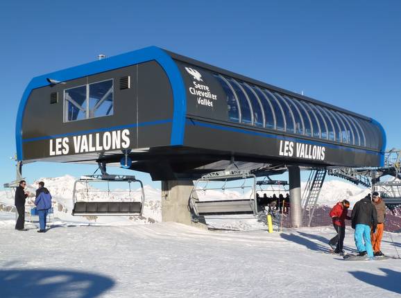 Les Vallons - 6er Hochgeschwindigkeits-Sesselbahn (kuppelbar)
