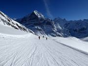 Leichte Piste Gemsberg im Skigebiet First