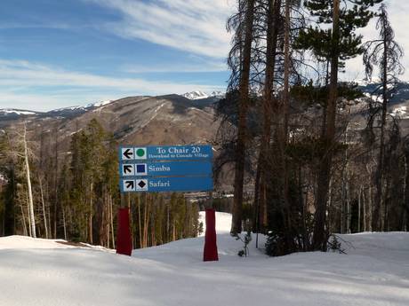 Colorado: Orientierung in Skigebieten – Orientierung Vail