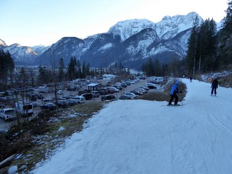 Chiemgauer Alpen: Anfahrt in Skigebiete und Parken an Skigebieten – Anfahrt, Parken Almenwelt Lofer