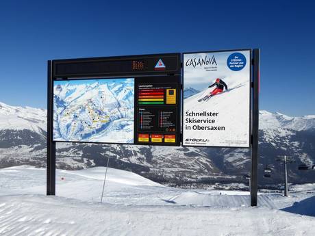 Lepontinische Alpen: Orientierung in Skigebieten – Orientierung Obersaxen/Mundaun/Val Lumnezia