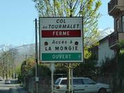 Wintersperre Col du Tourmalet (Passstraße zwischen La Mongie und Barèges/Tournaboup)