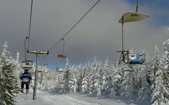 Höchste Talstation in Železná Ruda – Skigebiet Pancíř