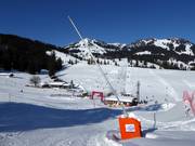 Schneilanze im Skigebiet Sudelfeld