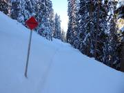 Die leichteste Skiroute im Montafon ist auch für Anfänger gut zu meistern