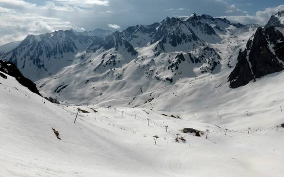 Argelès-Gazost: Größe der Skigebiete – Größe Grand Tourmalet/Pic du Midi – La Mongie/Barèges