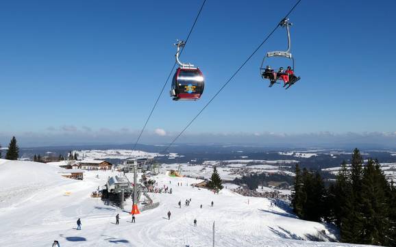 Größtes Skigebiet im Landkreis Ostallgäu – Skigebiet Nesselwang – Alpspitze (Alpspitzbahn)