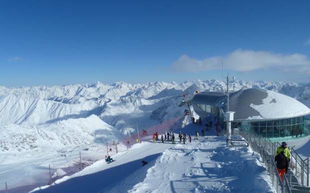 Skigebiet Pitztaler Gletscher - Das Panorama am Pitztaler Gletscher