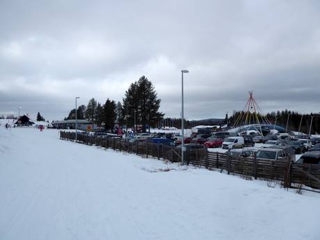 Ostfinnland: Anfahrt in Skigebiete und Parken an Skigebieten – Anfahrt, Parken Ounasvaara – Rovaniemi