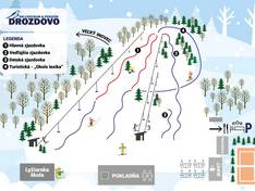 Pistenplan Drozdovo – Nová Baňa