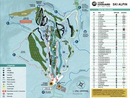 Pistenplan Mont Edouard – L'Anse-Saint-Jean