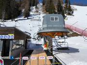 Pancugolo - 4er Sesselbahn fix geklemmt