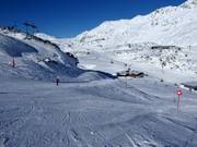 Blick über das Skigebiet Silvapark Galtür