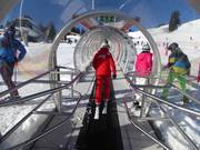 Überdachter Almenwelt Zauberteppich mit Zwischenausstieg