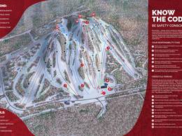 Pistenplan Big Powderhorn Mountain