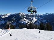 Pisten an der 6er-Sesselbahn Harbach