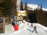 Leistungsfähige Schneekanone