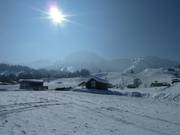 Das Skigebiet ist übersichtlich, bietet aber alle Schwierigkeitsgrade.